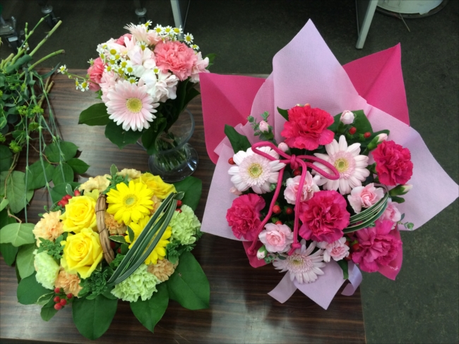 盛岡生花地方卸売市場で岩手地区のフラワーネット技術講習会